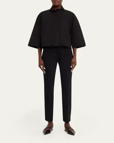 Lafayette 148 New York Gramercy Cropped Slim-Fit Pintuck Pants | Thumbnail 2 Lafayette 148 New York Gramercy Cropped Slim-Fit Pintuck Pants | Thumbnail 2
