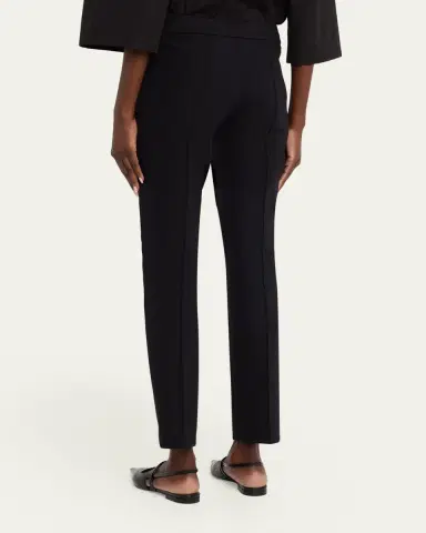 Lafayette 148 New York Gramercy Cropped Slim-Fit Pintuck Pants | Thumbnail 3 Lafayette 148 New York Gramercy Cropped Slim-Fit Pintuck Pants | Thumbnail 3