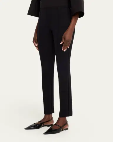 Lafayette 148 New York Gramercy Cropped Slim-Fit Pintuck Pants | Thumbnail 4 Lafayette 148 New York Gramercy Cropped Slim-Fit Pintuck Pants | Thumbnail 4