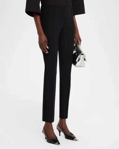 Lafayette 148 New York Gramercy Cropped Slim-Fit Pintuck Pants | Thumbnail 8 Lafayette 148 New York Gramercy Cropped Slim-Fit Pintuck Pants | Thumbnail 8