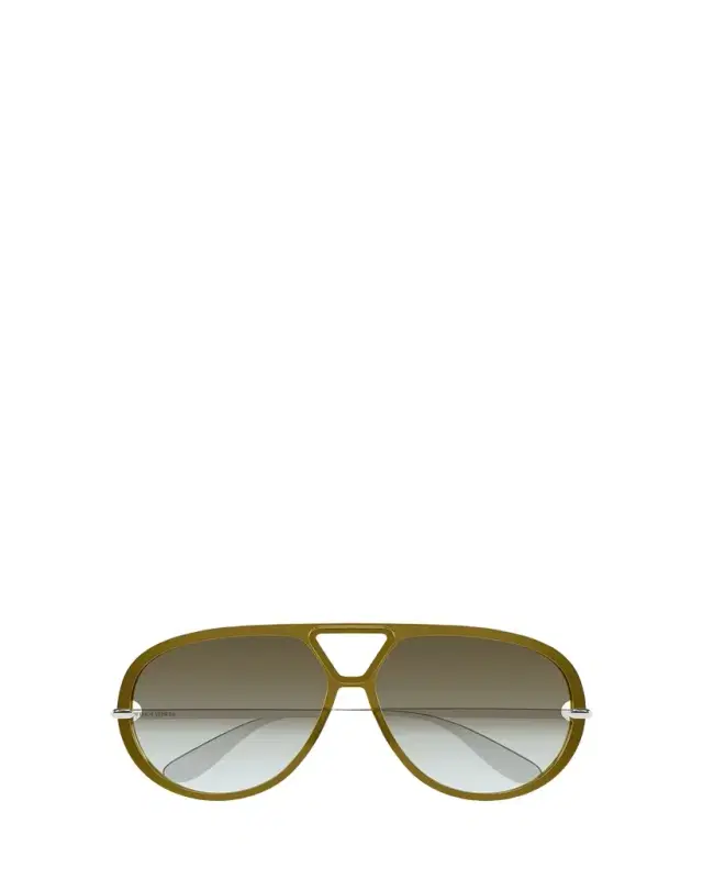 Bottega Veneta 63mm Acetate & metal Aviator Sunglasses