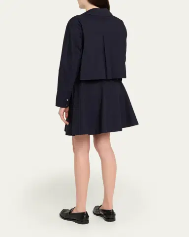 3.1 Phillip Lim Long-Sleeve Belted Cotton Mini Dress | Thumbnail 3
