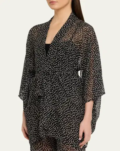 Nili Lotan Kima Silk Kimono | Thumbnail 4 Nili Lotan Kima Silk Kimono | Thumbnail 4