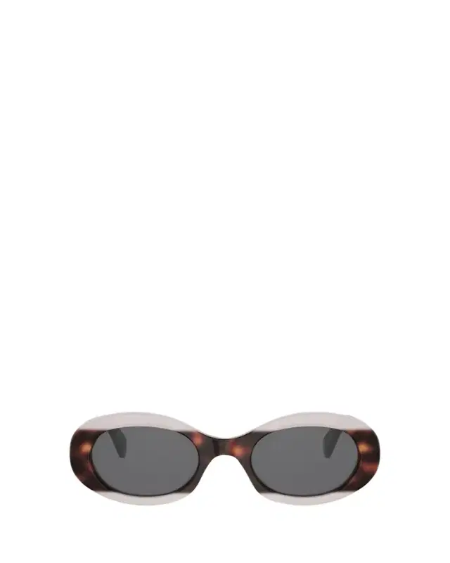 CELINE Triomphe 01 Oval Acetate Sunglasses