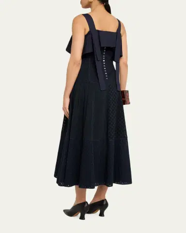 3.1 Phillip Lim Sleeveless Broderie Anglaise Midi Dress | Thumbnail 7 3.1 Phillip Lim Sleeveless Broderie Anglaise Midi Dress | Thumbnail 7