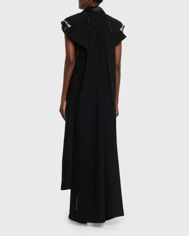 sacai Deconstructed Wool Organza Vest | Thumbnail 7 sacai Deconstructed Wool Organza Vest | Thumbnail 7