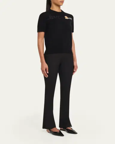 Libertine Snail Love Short-Sleeve Cashmere Sweater | Thumbnail 2 Libertine Snail Love Short-Sleeve Cashmere Sweater | Thumbnail 2
