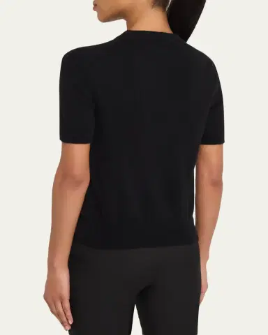 Libertine Snail Love Short-Sleeve Cashmere Sweater | Thumbnail 3 Libertine Snail Love Short-Sleeve Cashmere Sweater | Thumbnail 3