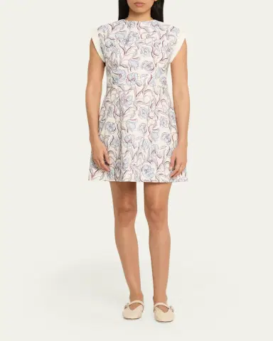 3.1 Phillip Lim Floral Cap-Sleeve Mini Dress | Thumbnail 2