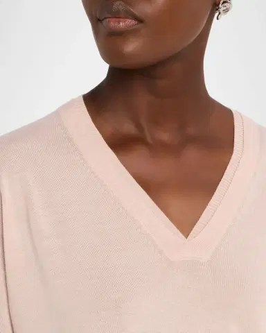 Lafayette 148 New York V-Neck Merino Wool Knit Sweater | Thumbnail 9 Lafayette 148 New York V-Neck Merino Wool Knit Sweater | Thumbnail 9