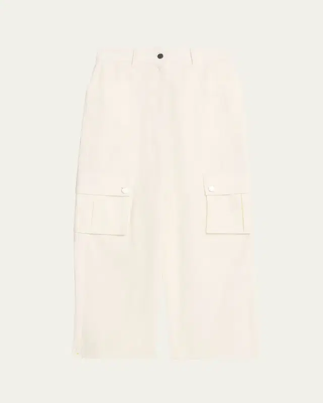 3.1 Phillip Lim Straight Cropped Cargo Pants