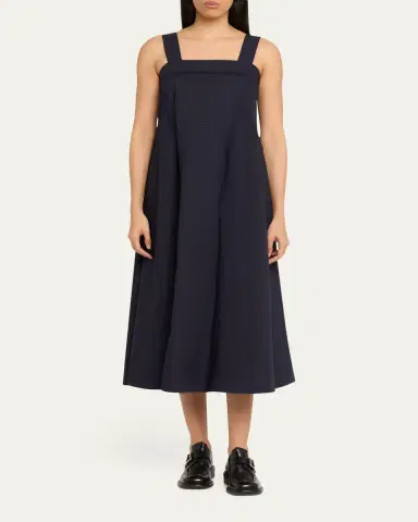 3.1 Phillip Lim Square-Neck Cotton Midi Dress | Thumbnail 2