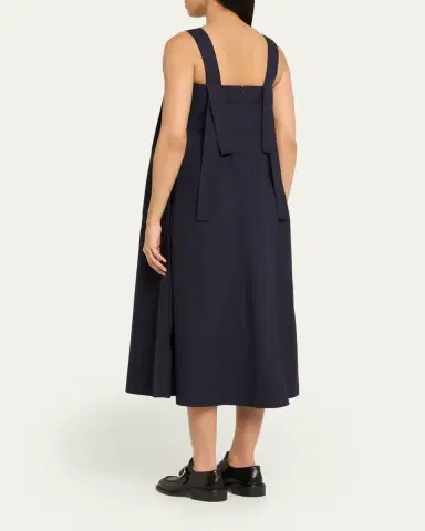 3.1 Phillip Lim Square-Neck Cotton Midi Dress | Thumbnail 3