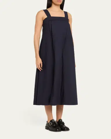 3.1 Phillip Lim Square-Neck Cotton Midi Dress | Thumbnail 4