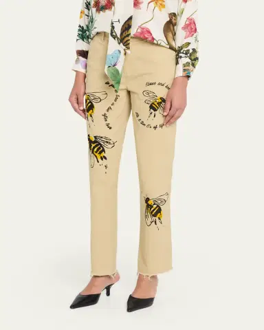 Libertine Bee Lieve Straight-Leg Chino Pants | Thumbnail 4 Libertine Bee Lieve Straight-Leg Chino Pants | Thumbnail 4