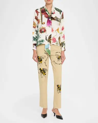 Libertine Bee Lieve Straight-Leg Chino Pants | Thumbnail 6 Libertine Bee Lieve Straight-Leg Chino Pants | Thumbnail 6