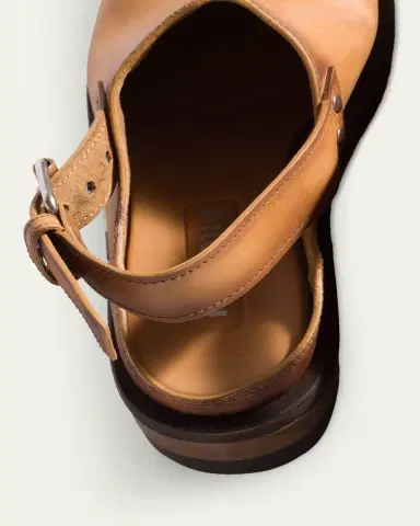 Miu Miu Leather Slingback Mules | Thumbnail 3 Miu Miu Leather Slingback Mules | Thumbnail 3