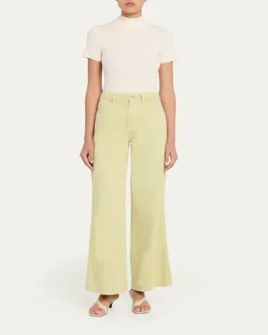 Veronica Beard Kasey Mid-Rise Wide-Leg Jeans | Thumbnail 2 Veronica Beard Kasey Mid-Rise Wide-Leg Jeans | Thumbnail 2