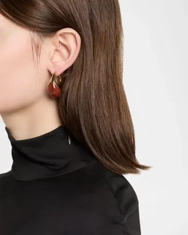 Bottega Veneta Drop Marble Earrings | Thumbnail 5