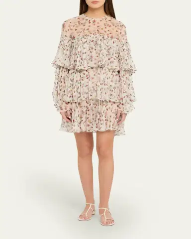 ALIX OF BOHEMIA Vienna Wild Garden Tiered Mini Dress | Thumbnail 2 ALIX OF BOHEMIA Vienna Wild Garden Tiered Mini Dress | Thumbnail 2