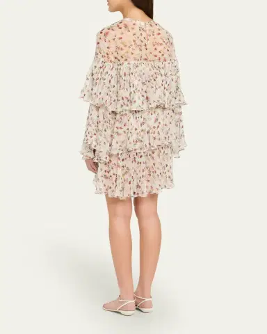 ALIX OF BOHEMIA Vienna Wild Garden Tiered Mini Dress | Thumbnail 3 ALIX OF BOHEMIA Vienna Wild Garden Tiered Mini Dress | Thumbnail 3