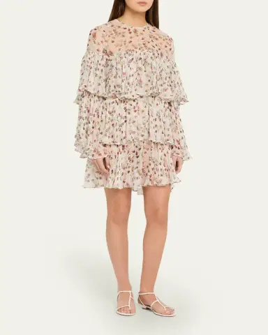 ALIX OF BOHEMIA Vienna Wild Garden Tiered Mini Dress | Thumbnail 4 ALIX OF BOHEMIA Vienna Wild Garden Tiered Mini Dress | Thumbnail 4