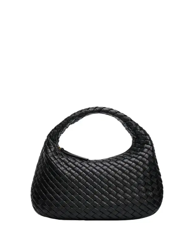 Veneta Small Padded Leather Top-Handle Bag