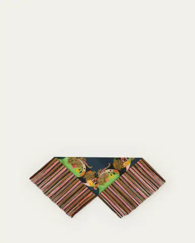 Etro Silk Fringe-Trim Foulard | Thumbnail 4 Etro Silk Fringe-Trim Foulard | Thumbnail 4