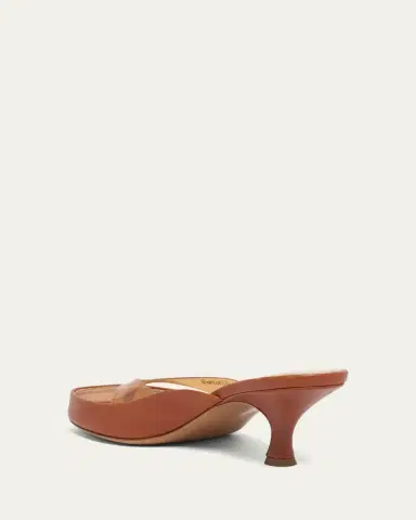Chloé 55mm PVC Leather Thong Sandals | Thumbnail 4 Chloé 55mm PVC Leather Thong Sandals | Thumbnail 4