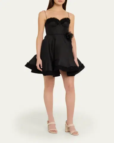 Zimmermann Luna Ruffle Mini Dress | Thumbnail 2 Zimmermann Luna Ruffle Mini Dress | Thumbnail 2