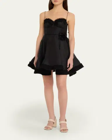 Zimmermann Luna Ruffle Mini Dress | Thumbnail 4 Zimmermann Luna Ruffle Mini Dress | Thumbnail 4