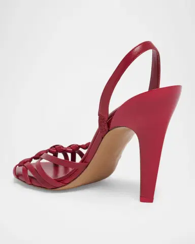 Chloé 95mm Estra Knotted Leather Sandals | Thumbnail 5 Chloé 95mm Estra Knotted Leather Sandals | Thumbnail 5