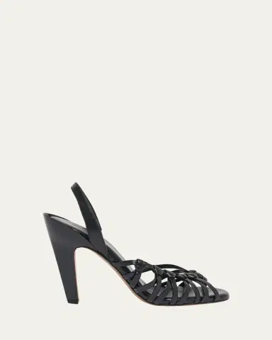 Chloé 95mm Estra Knotted Leather Sandals | Thumbnail 8 Chloé 95mm Estra Knotted Leather Sandals | Thumbnail 8