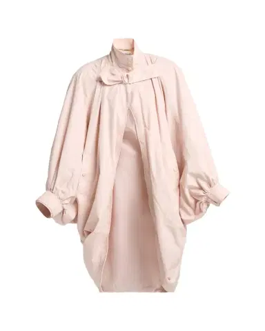 Chloé Balloon-Sleeve Oversized Cotton Cocoon Coat | Thumbnail 1 Chloé Balloon-Sleeve Oversized Cotton Cocoon Coat | Thumbnail 1