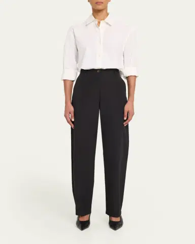 Lafayette 148 New York Kent Linen-Viscose Barrel Pants | Thumbnail 2 Lafayette 148 New York Kent Linen-Viscose Barrel Pants | Thumbnail 2