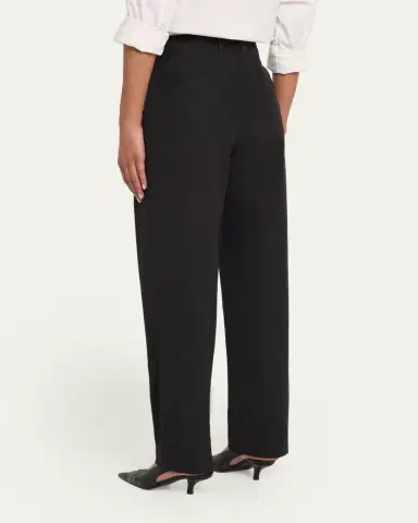 Lafayette 148 New York Kent Linen-Viscose Barrel Pants | Thumbnail 3 Lafayette 148 New York Kent Linen-Viscose Barrel Pants | Thumbnail 3