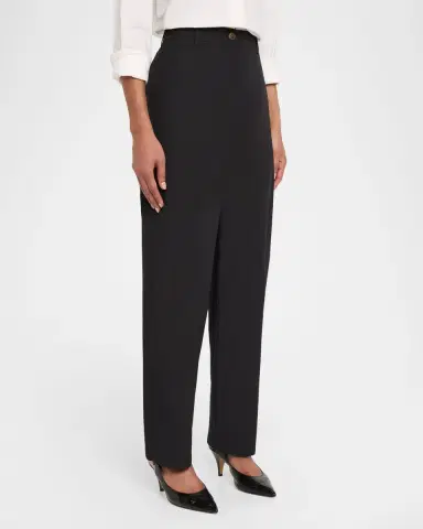 Lafayette 148 New York Kent Linen-Viscose Barrel Pants | Thumbnail 8 Lafayette 148 New York Kent Linen-Viscose Barrel Pants | Thumbnail 8