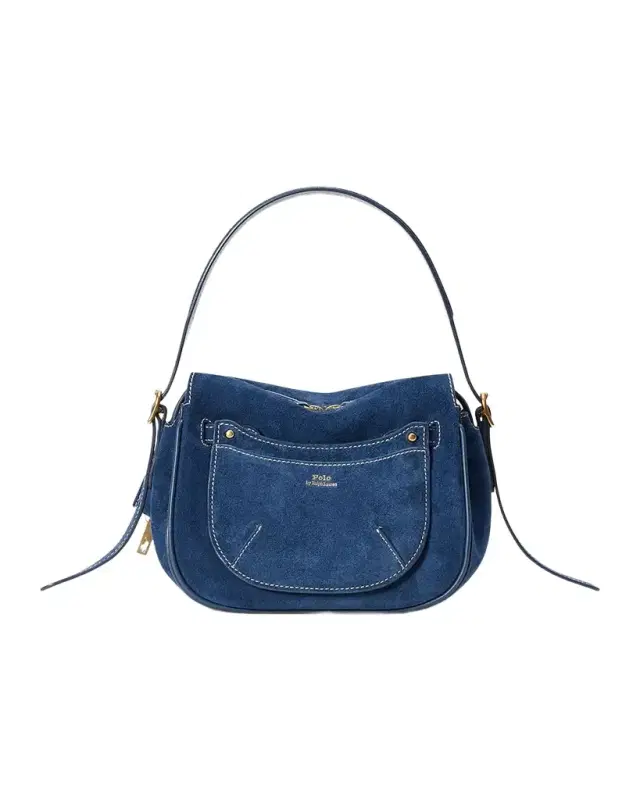 Polo ID Suede Small Satchel Bag