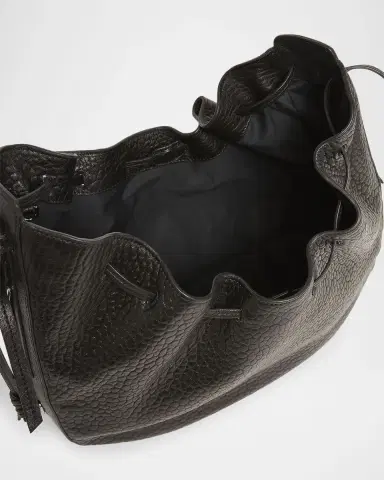 Isabel Marant Bolton Pebble Leather Drawstring Hobo Bag | Thumbnail 4 Isabel Marant Bolton Pebble Leather Drawstring Hobo Bag | Thumbnail 4