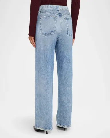 Rag & Bone rb Miramar Terry Wide-Leg Track Jeans | Thumbnail 10