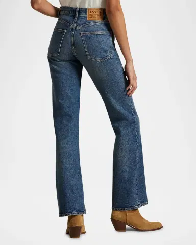 Polo Ralph Lauren Mid-Rise Bootcut Denim Jeans | Thumbnail 3 Polo Ralph Lauren Mid-Rise Bootcut Denim Jeans | Thumbnail 3