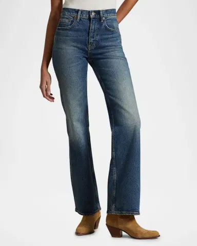 Polo Ralph Lauren Mid-Rise Bootcut Denim Jeans | Thumbnail 4 Polo Ralph Lauren Mid-Rise Bootcut Denim Jeans | Thumbnail 4