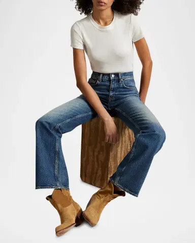 Polo Ralph Lauren Mid-Rise Bootcut Denim Jeans | Thumbnail 5 Polo Ralph Lauren Mid-Rise Bootcut Denim Jeans | Thumbnail 5