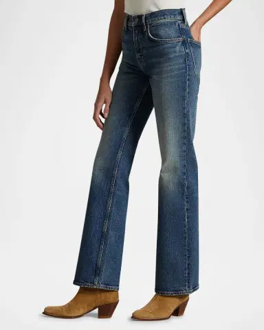 Polo Ralph Lauren Mid-Rise Bootcut Denim Jeans | Thumbnail 6 Polo Ralph Lauren Mid-Rise Bootcut Denim Jeans | Thumbnail 6