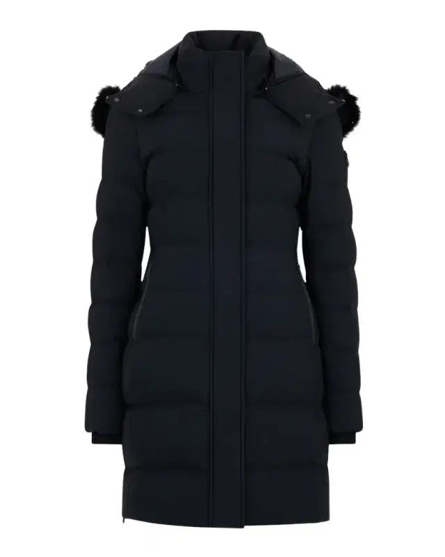 Watershed 3 Down Parka with Detachable Hood & Shearling Trim