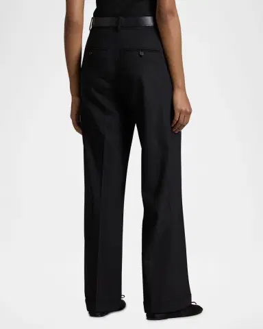 Polo Ralph Lauren High Rise Relaxed Straight-Leg Trousers | Thumbnail 3 Polo Ralph Lauren High Rise Relaxed Straight-Leg Trousers | Thumbnail 3