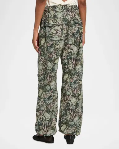 Ganni Tapestry Twill Cargo Pants | Thumbnail 4 Ganni Tapestry Twill Cargo Pants | Thumbnail 4