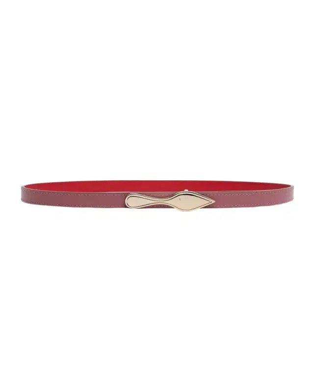 Bettina Reversible Leather Belt