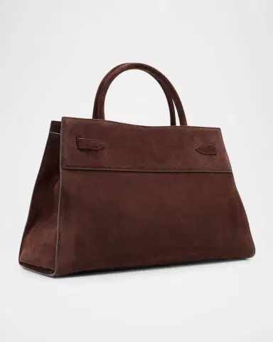 Veronica Beard Dash Large Belted Suede Shoulder Bag | Thumbnail 3 Veronica Beard Dash Large Belted Suede Shoulder Bag | Thumbnail 3