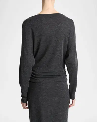 Vince Draped High-Neck Top | Thumbnail 3